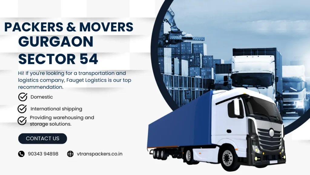 Packers and Movers in Gurgaon Sector 54